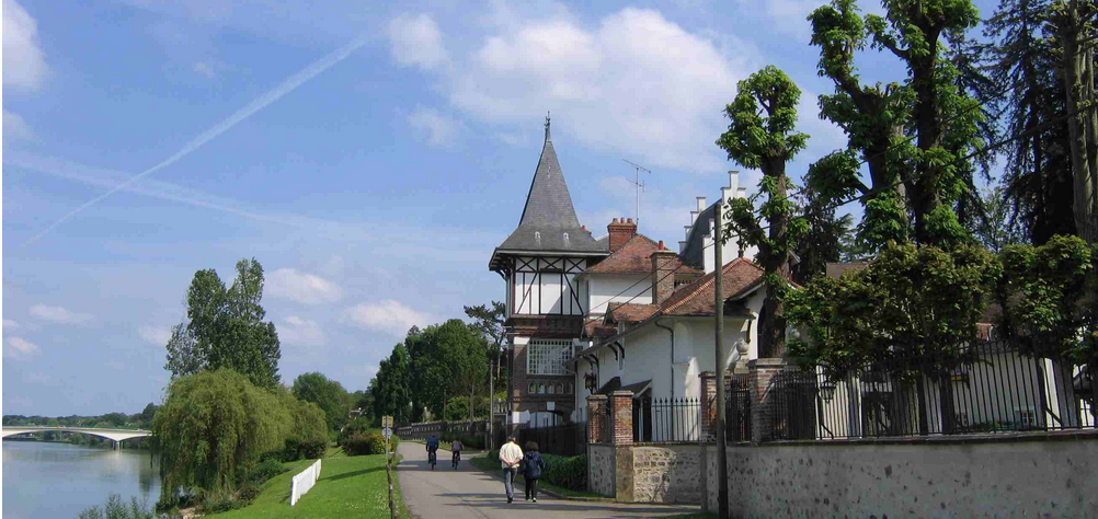 Promenade en bords de seine à Bois le roi
